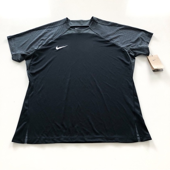 Nike Dri-FIT Strike Short Sleeve Soccer Shirt Black Size XL NWT - Picture 7 of 11
